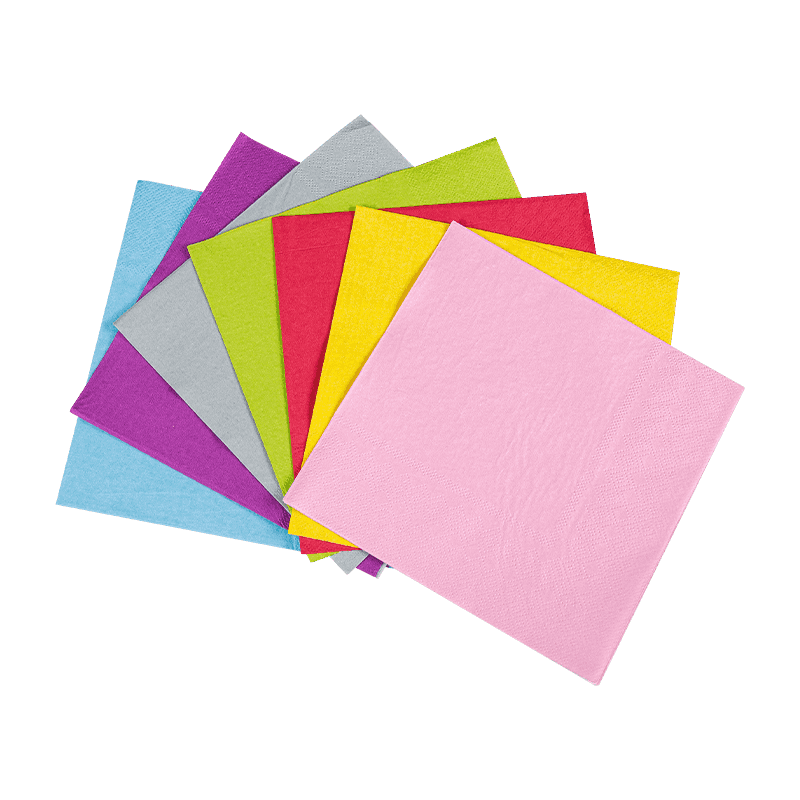 25x25 farget trykt papirservietter SJ4102