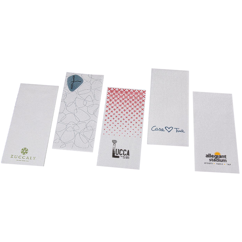 43x30 lin som engangsservietter Tilpasset logo Airlaid Dinner Servietter SJ1204