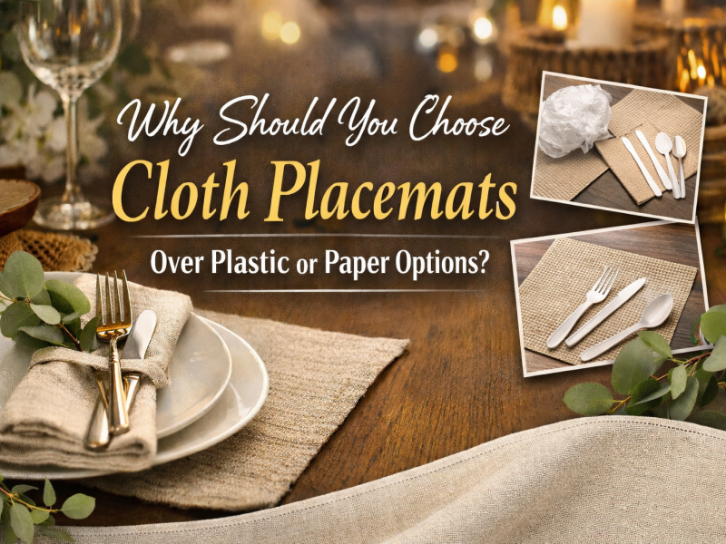 Hvorfor bør du velge dekkebrikker i tøy fremfor plast- eller papiralternativer?