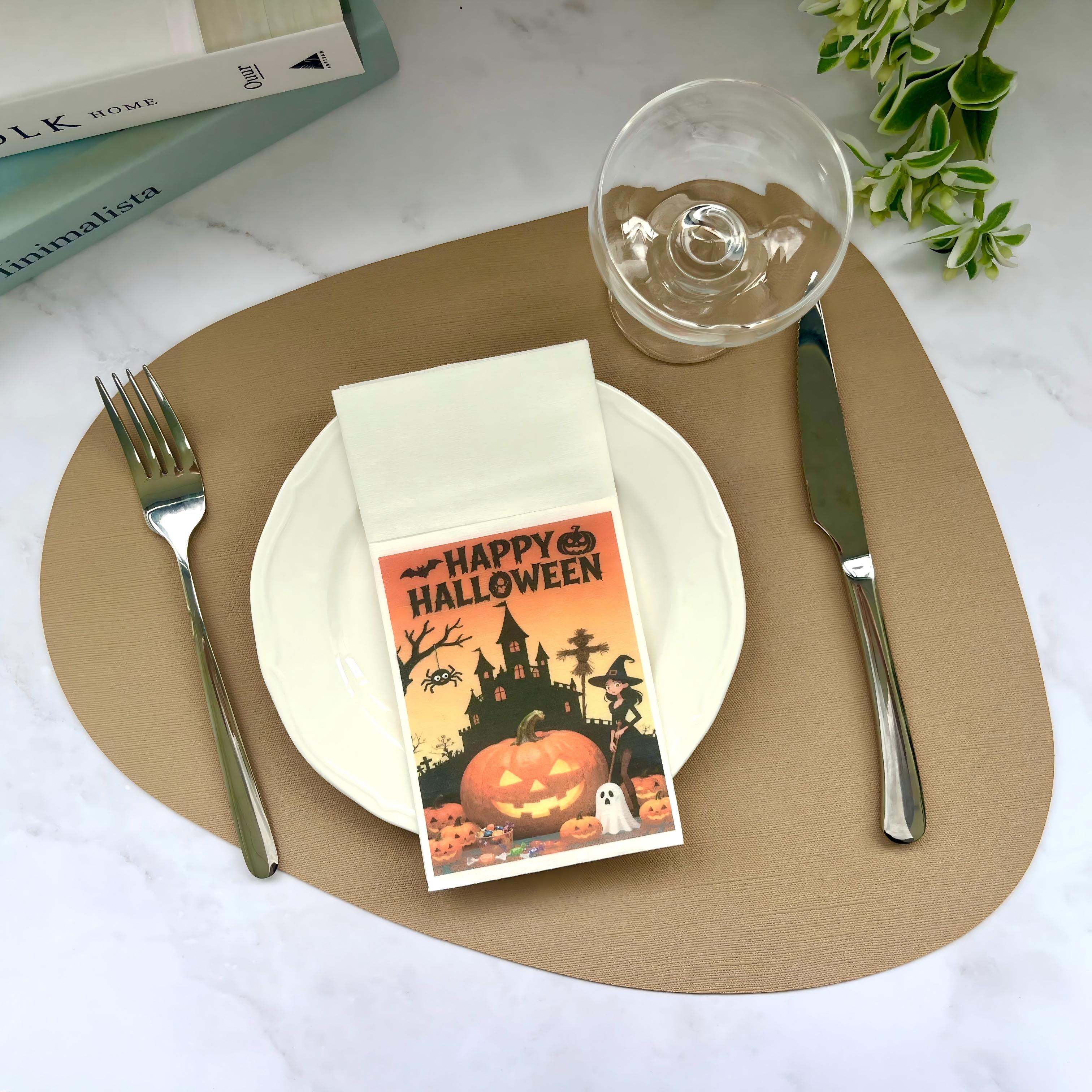 HALLOWEEN tilpasset utskriftsdesign Airlaid servietter Airalid papir